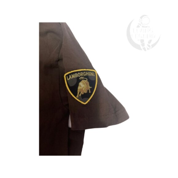 Travis Scott Stormi Aire Lamborghini T-Shirt Brown Size Small *NEW* - Picture 3 of 3